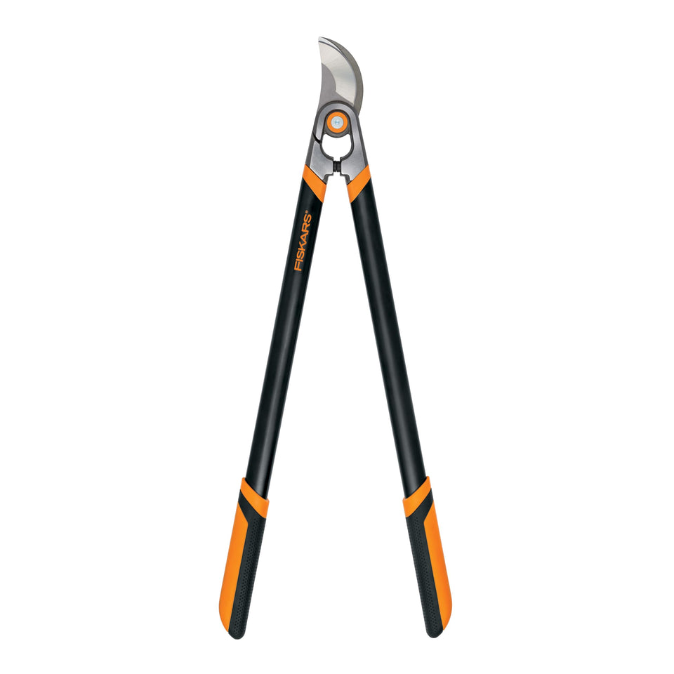 Fiskars forged lopper with a 30-inch handle for powerful pruning.