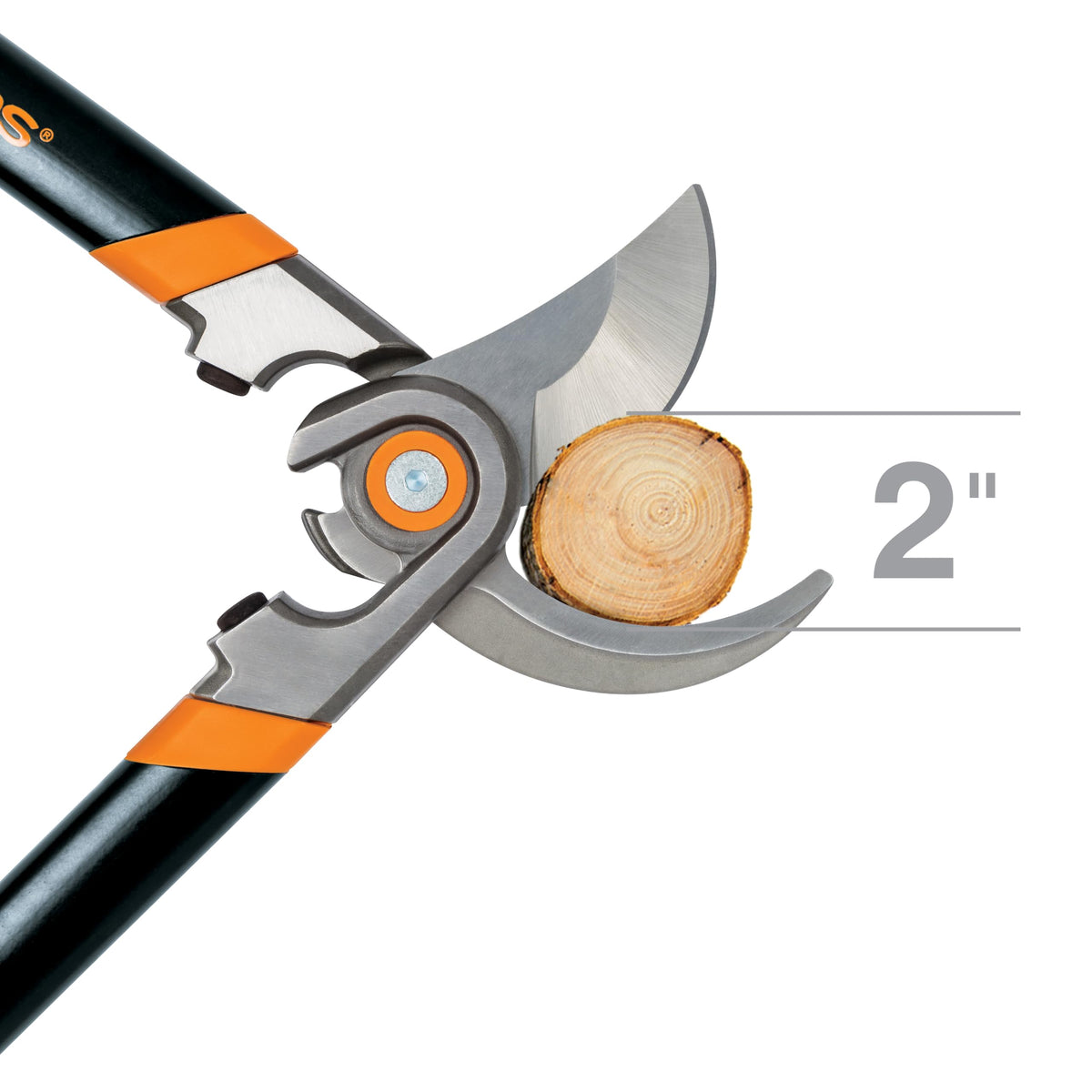 Fully hardened stainless blade on the Fiskars lopper stays sharp longer.