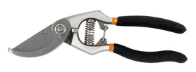 Fiskars Forged Steel Bypass Pruner angled head aids pruning