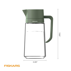Fiskars Carafe on display, blending decor with functional plant care.