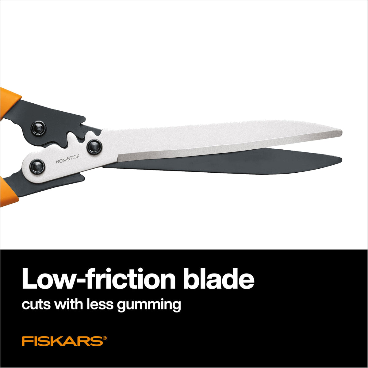 Fiskars hardened steel blades deliver durable, long-lasting sharp cuts
