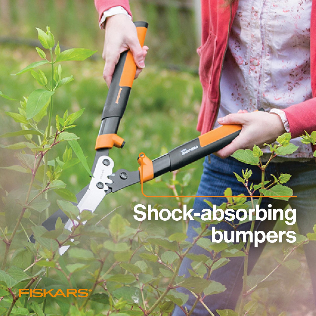 Fiskars ergonomic design emphasizes lighter operation and reduced wrist strain