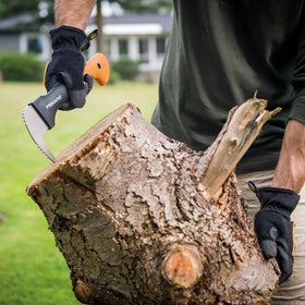 Fiskars Hookaroon ideal for yard cleanup and firewood prep.