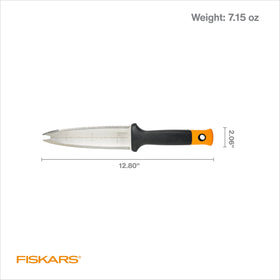 Fiskars Hori Hori knife measurements guide for planting depth