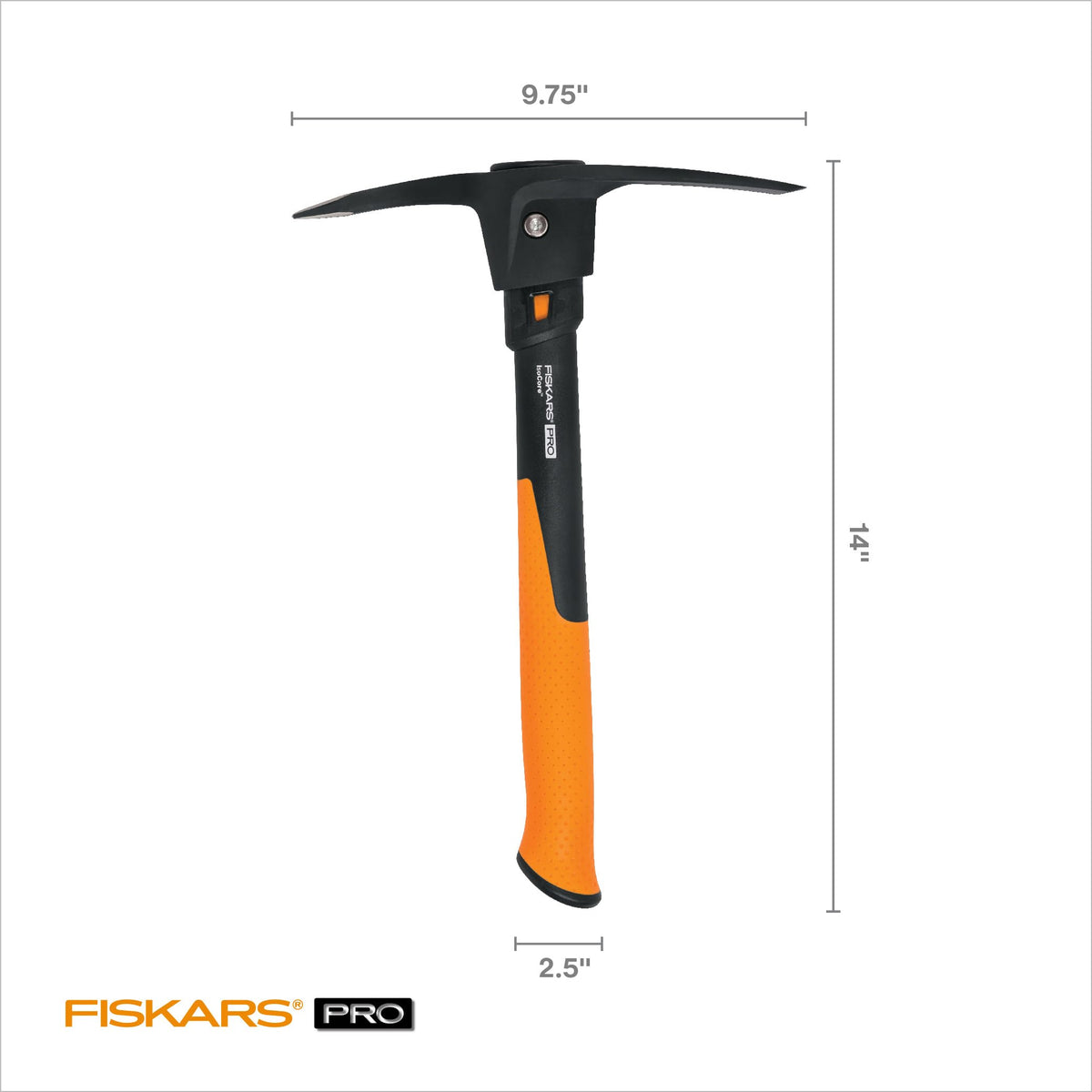 Fiskars IsoCore Pick Mattock lifetime warranty for long-term use