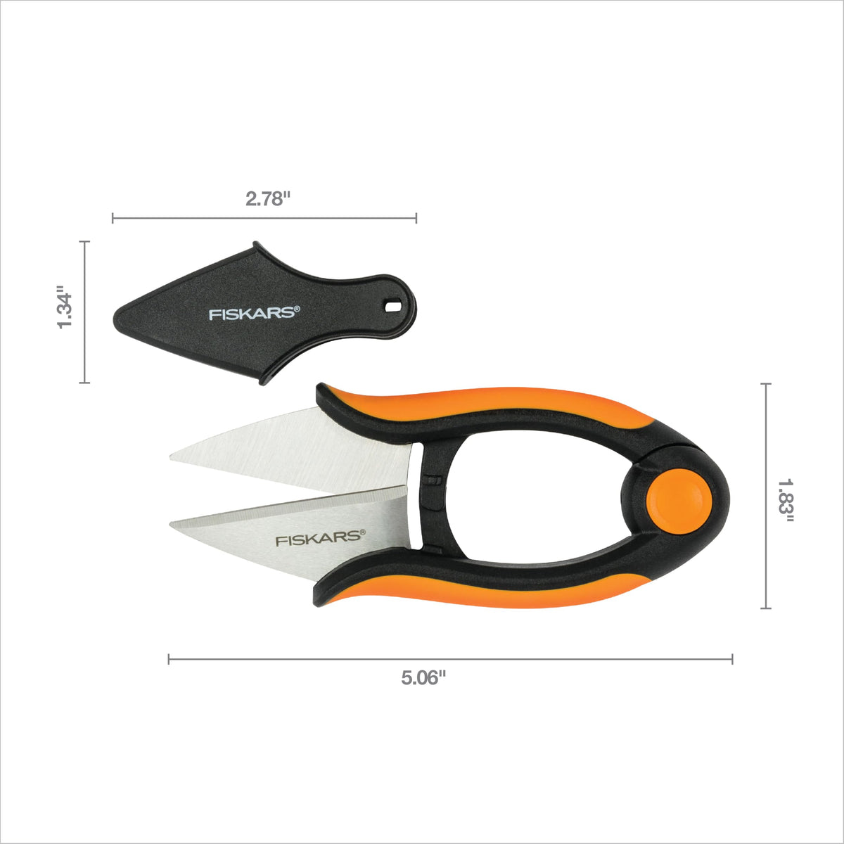 Fiskars kitchen herb snips for indoor herb gardens and windowsill setups.