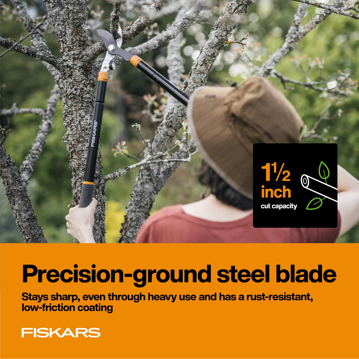 Fiskars loppers softgrip handles for comfortable pruning