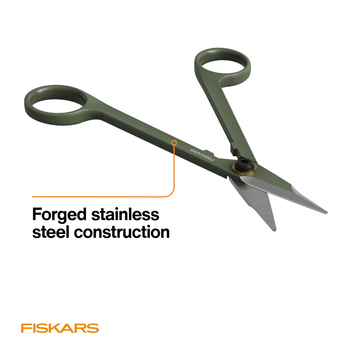 Fiskars Plant Detailer Snips ideal for bonsai trimming and fine shaping.