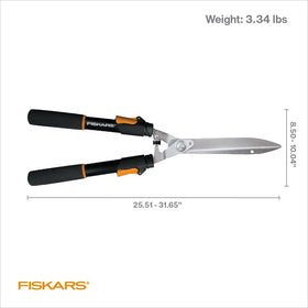 Fiskars extendable hedge shears offer high durability for long-lasting gardening tools