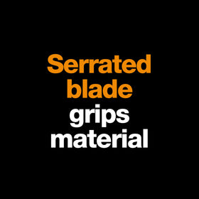 Fiskars Power-Lever Grass Shears serrated blade close-up for grip