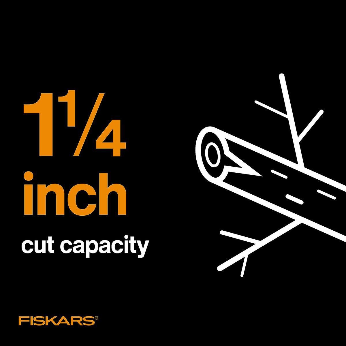 Fiskars PowerGear Lopper ergonomic grip reduces hand fatigue during trimming.