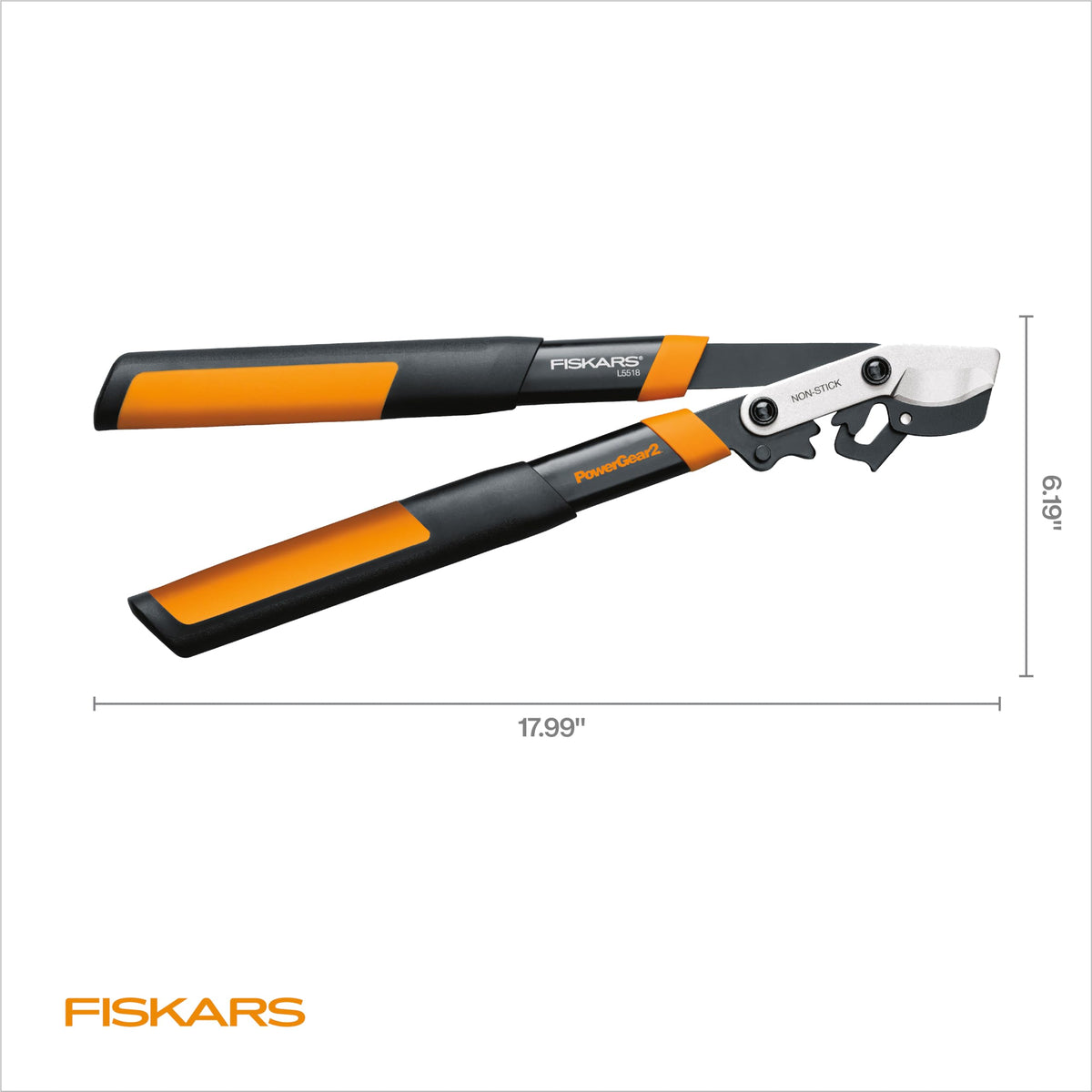 Fiskars PowerGear2 durable steel construction withstands regular garden use.