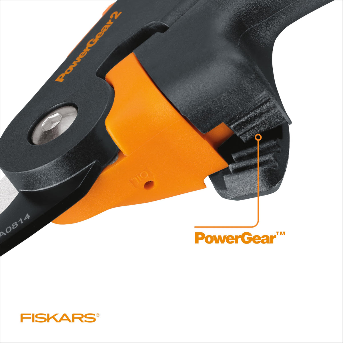 Fiskars PowerGear2 pruning-shears cam-mechanism highlights middle-cut leverage.