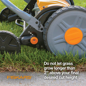 Fiskars steel blades stay sharp through heavy use for clean cuts