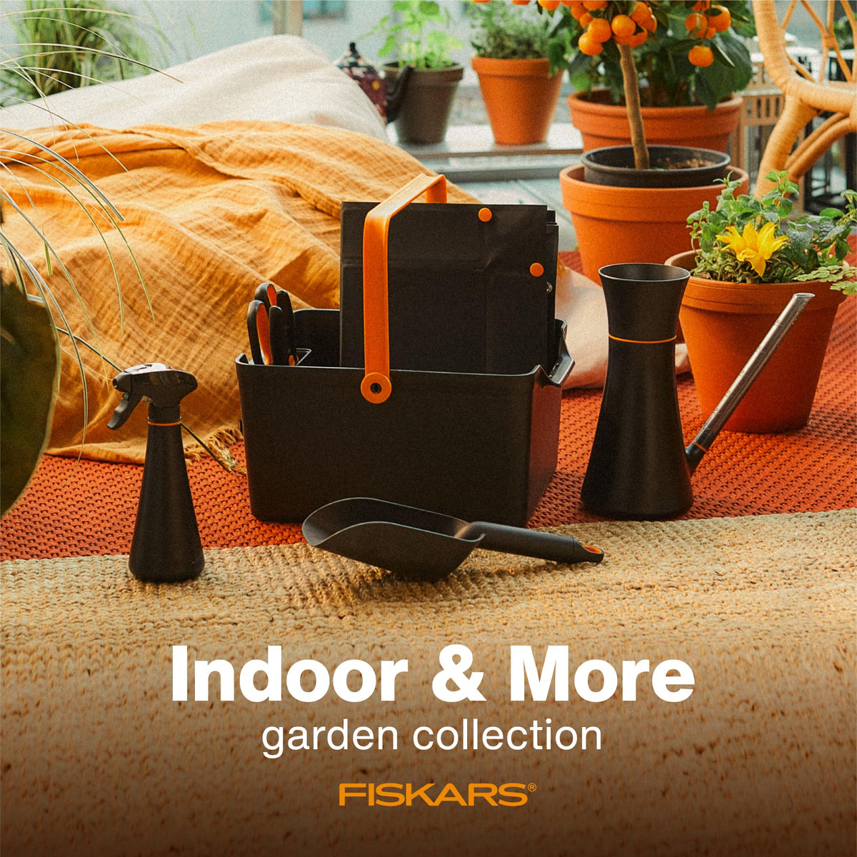 Fiskars repotting mat easy-clean design simplifies potting tasks.