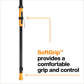 SoftGrip handles offer comfortable, secure control during pruning