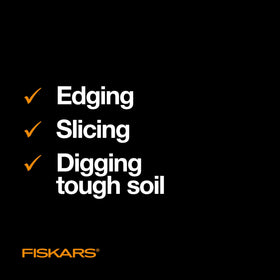 Teardrop shaft follows hand shape to ease grip and reduce fatigue.