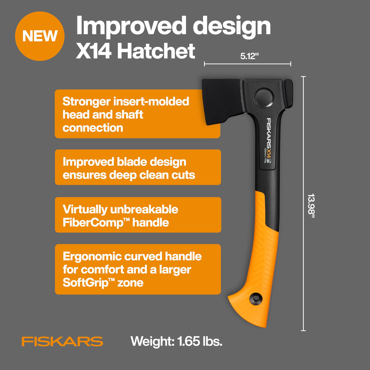 Fiskars X14 forged blade sharpness indicating lasting edge performance.