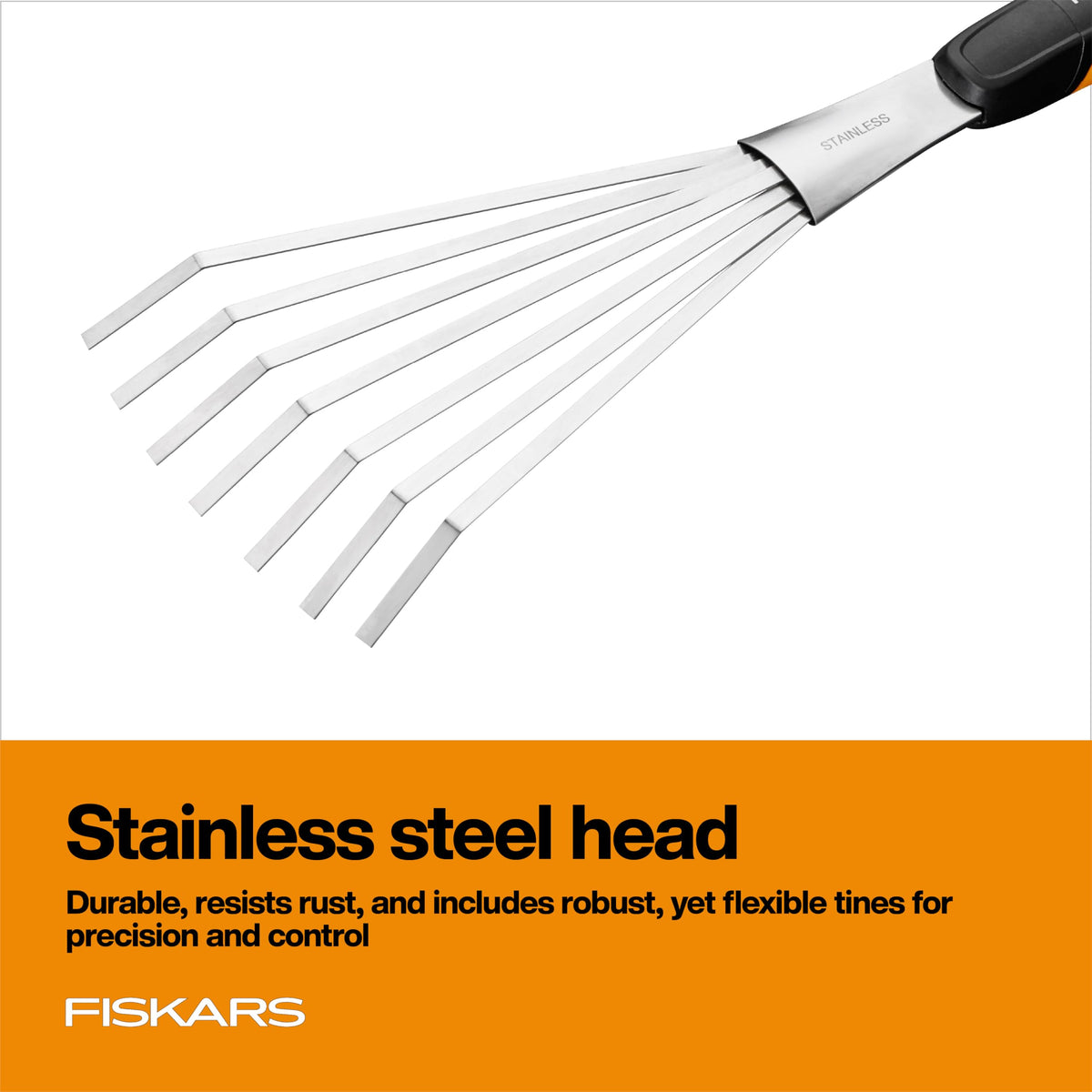 Fiskars Xact ideal for small planters and flower beds.