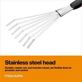 Fiskars Xact ideal for small planters and flower beds.