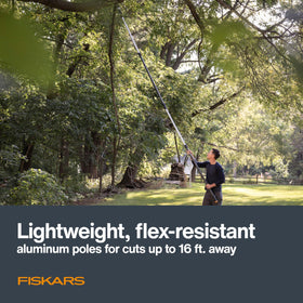 Fiskars XtendControl cord reel maintains taut cutting action for quick cuts