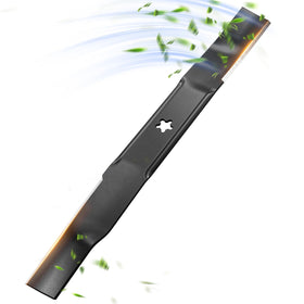 Fismiuta 331740B mower blade on a 22-inch deck for clean cuts