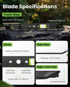 Fismiuta boron-steel forged blade detail highlights durability against rocks and roots