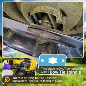 Fismiuta bow-tie spindle compatibility ensures proper fit