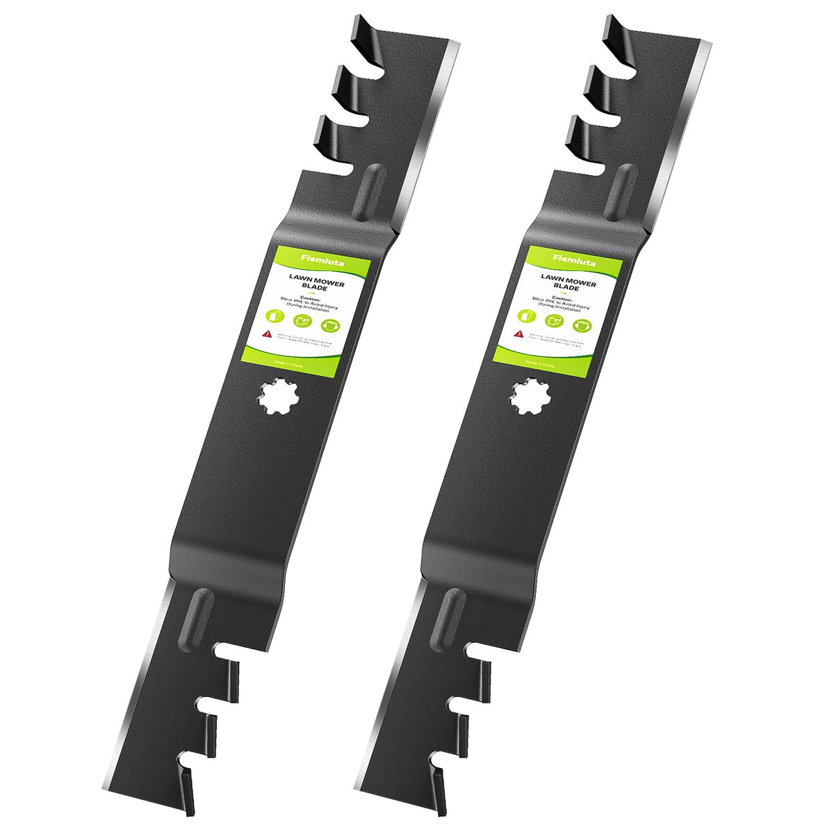 Fismiuta GY20850 42-inch blade set for John Deere, ready for mulching and clean cuts