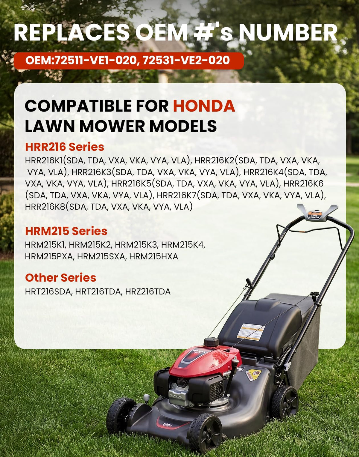 Fismiuta lower blade for Honda HRR216 HRM215 delivers strong suction for cleaner lawns.
