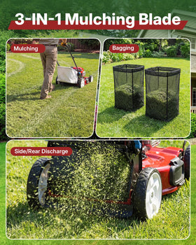 Fismiuta sharp cutting edge for cleaner lawn passes.