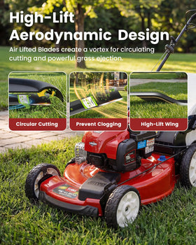 Fismiuta blade in action on a Toro mower.