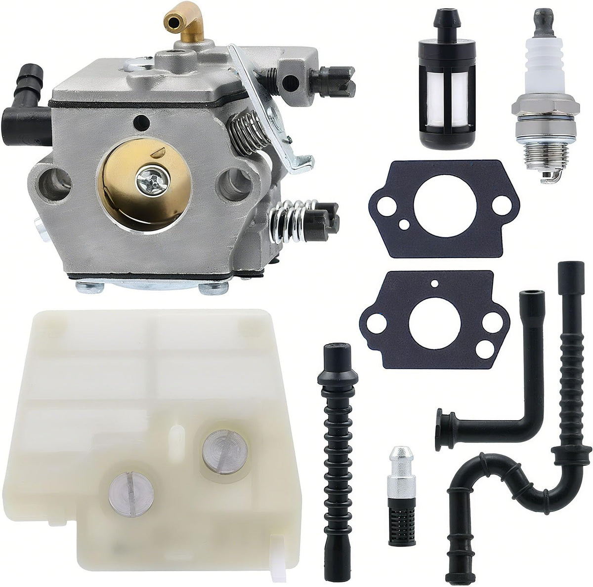 FitBest carburetor tune-up kit assembly for Stihl 024-026 delivers smooth idle.
