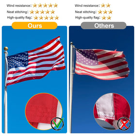 FITEAN flag designed to endure harsh weather conditions.