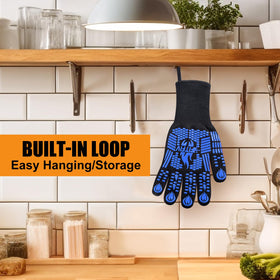 FITFIV BBQ Gloves enable confident cooking with grip during grilling