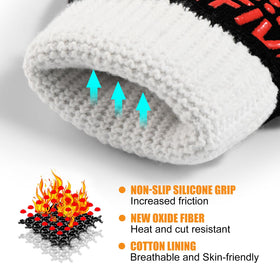 FITFIV BBQ gloves are machine washable for easy cleaning