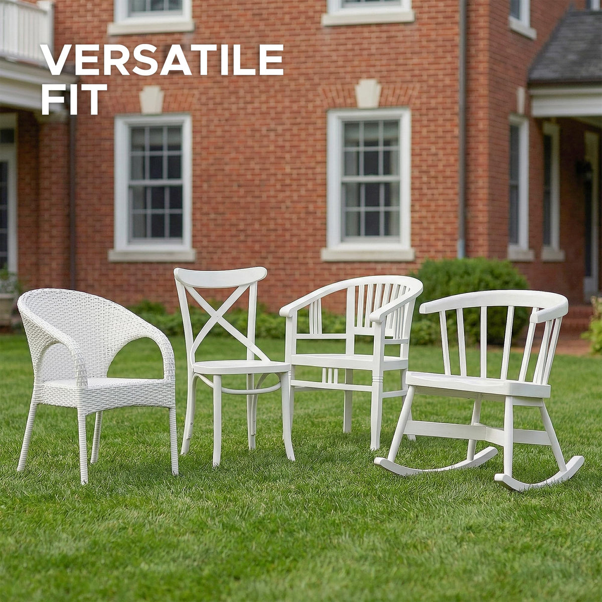 Fitfree set of four cushions refreshes the entire patio seating area