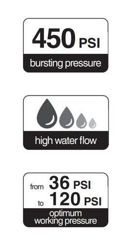 FITT Force Pro water hose 100-foot length extends reach for diverse outdoor watering tasks.