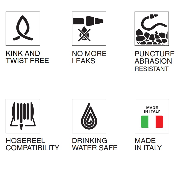 FITT Force Pro water hose temperature-flexible design remains supple in cold conditions.