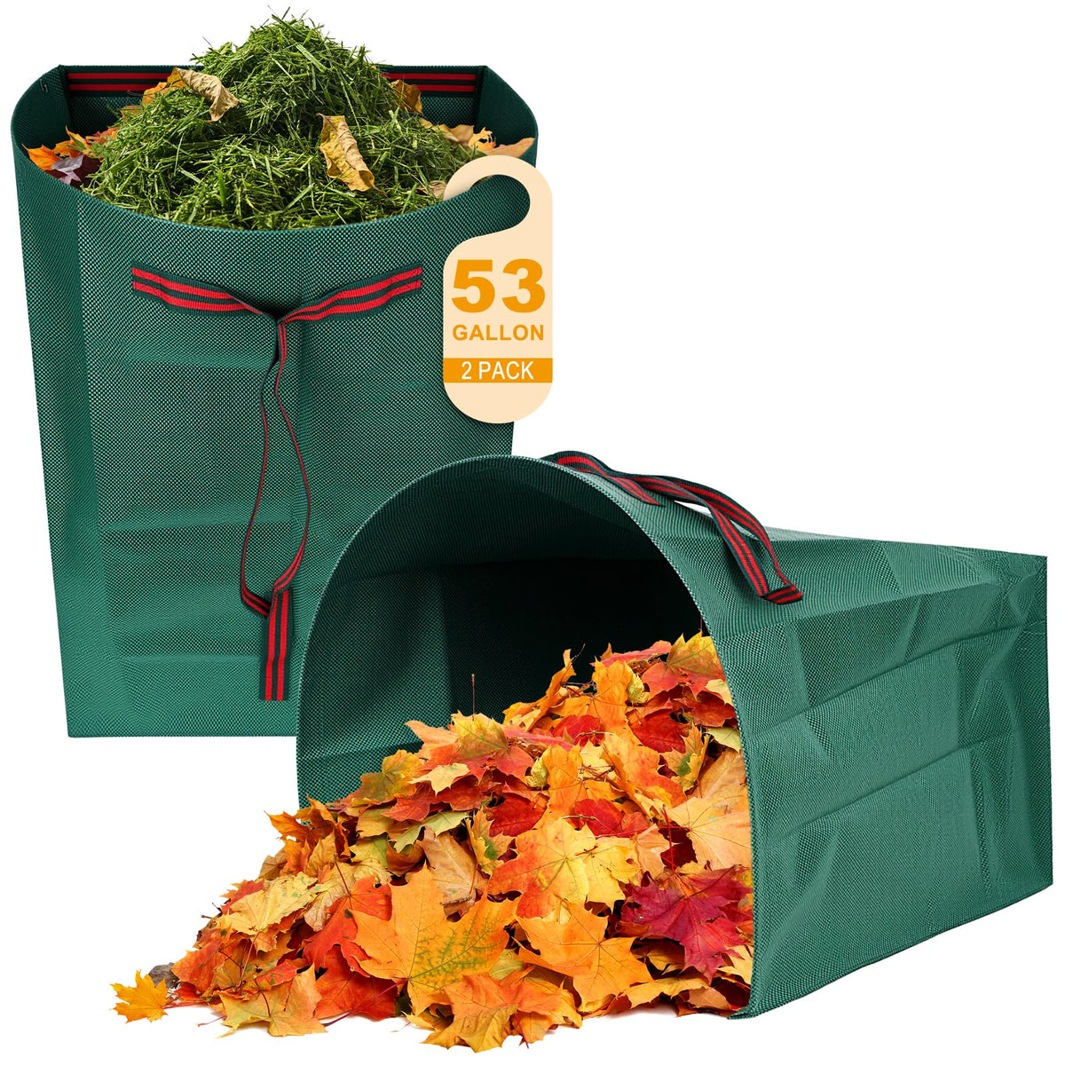 Fiudiry leaf collector with 22-inch opening for quick cleanup