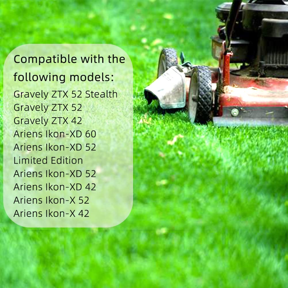 Fivertik drive belt on mower deck highlights 1/2-in x 57-in size.
