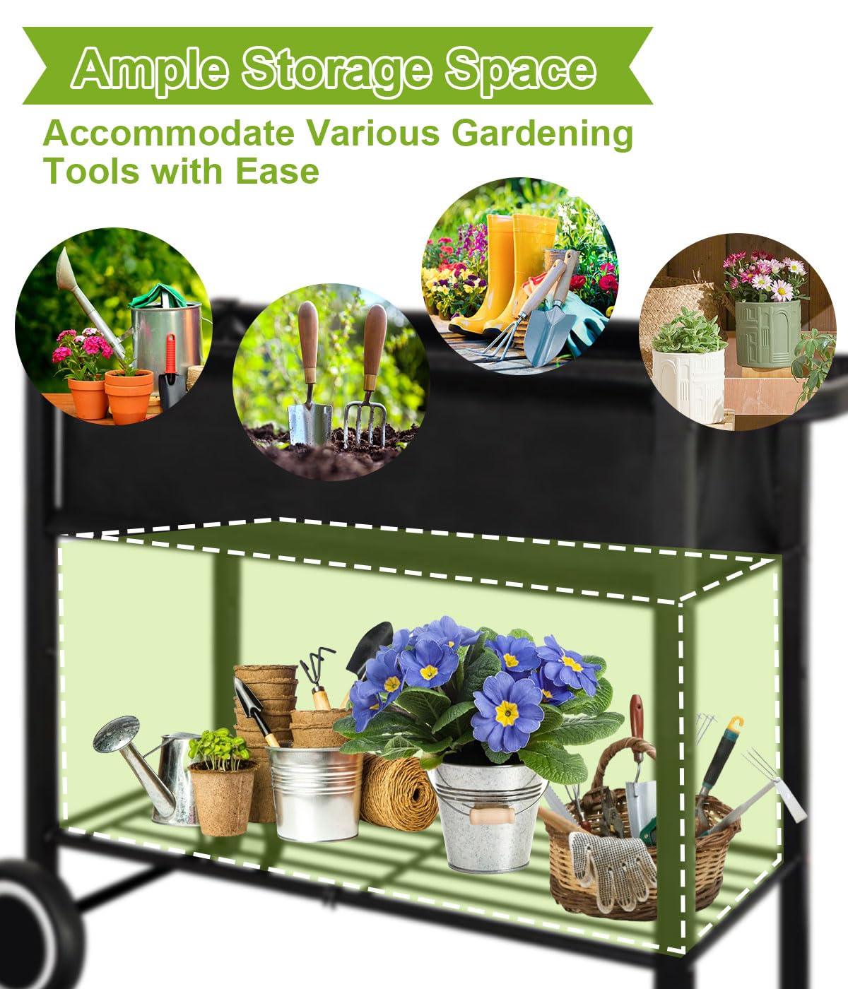 Fiwithy elevated planter dimensions 31x13x9 inches for balcony gardening.