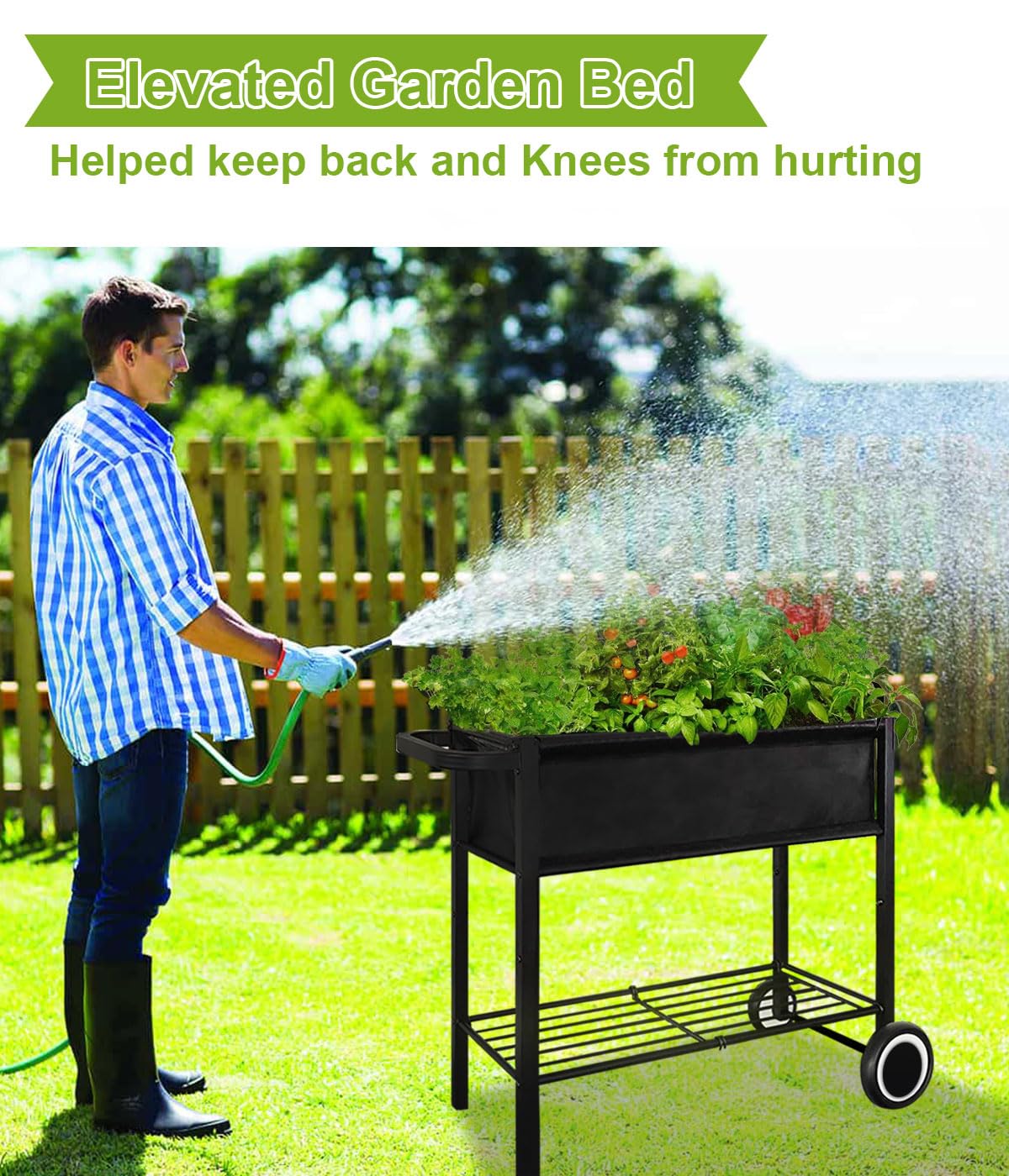 Fiwithy waterproof fabric box resists weather for long outdoor use.