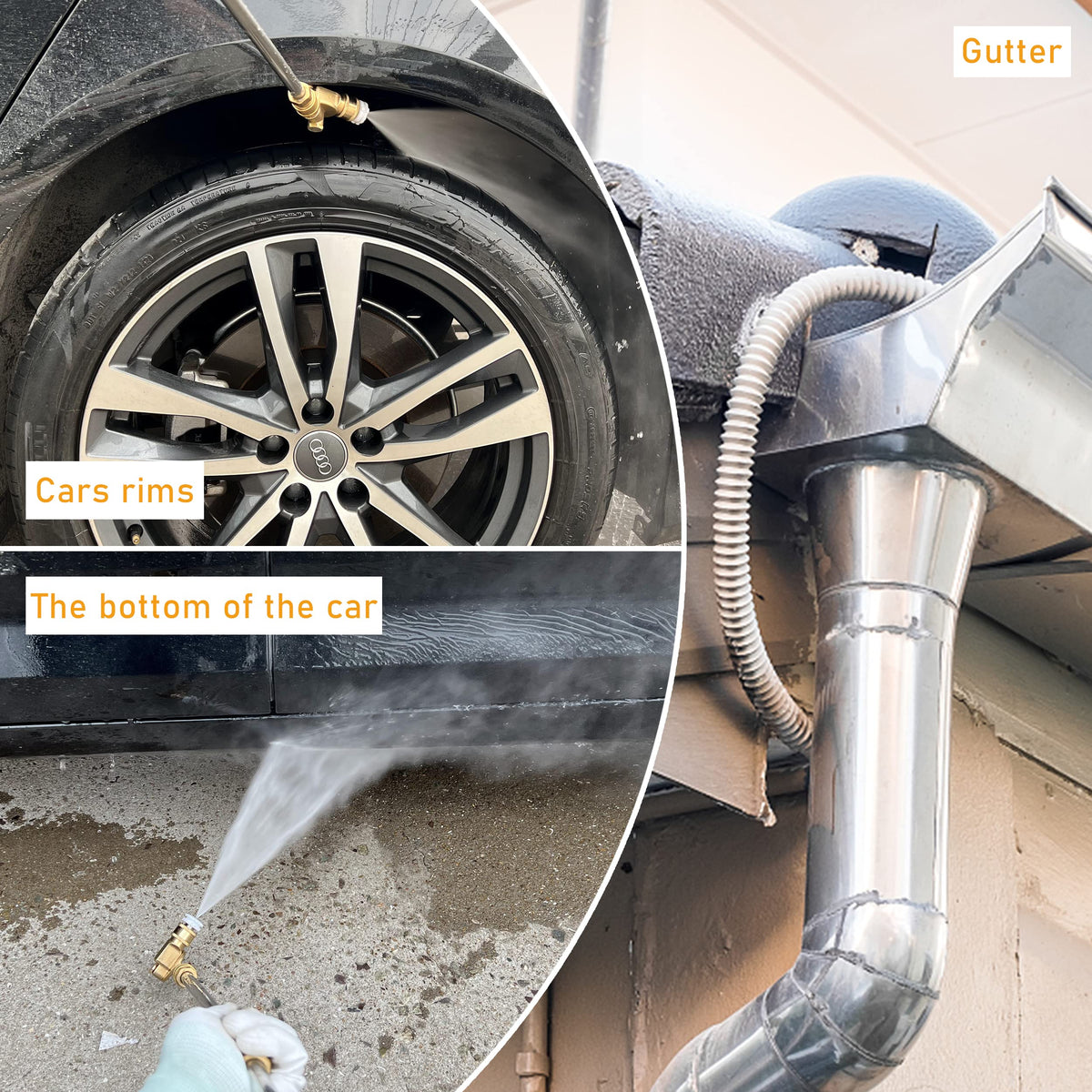 FIXFANS gutter cleaner attachment designed for tough, hard-to-reach areas.