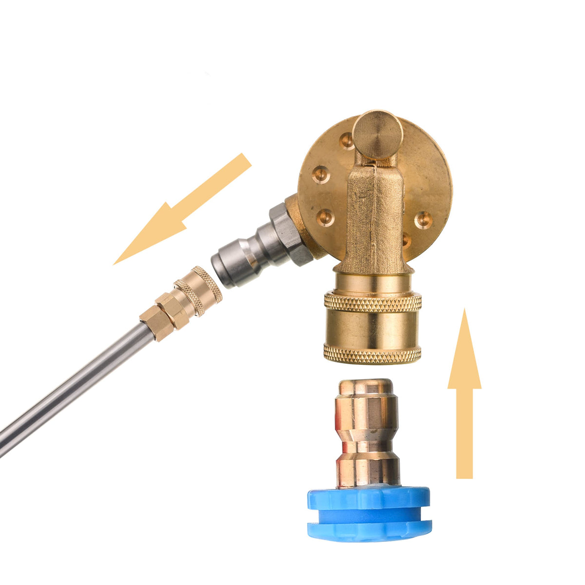 FIXFANS brass and stainless steel construction for durability.