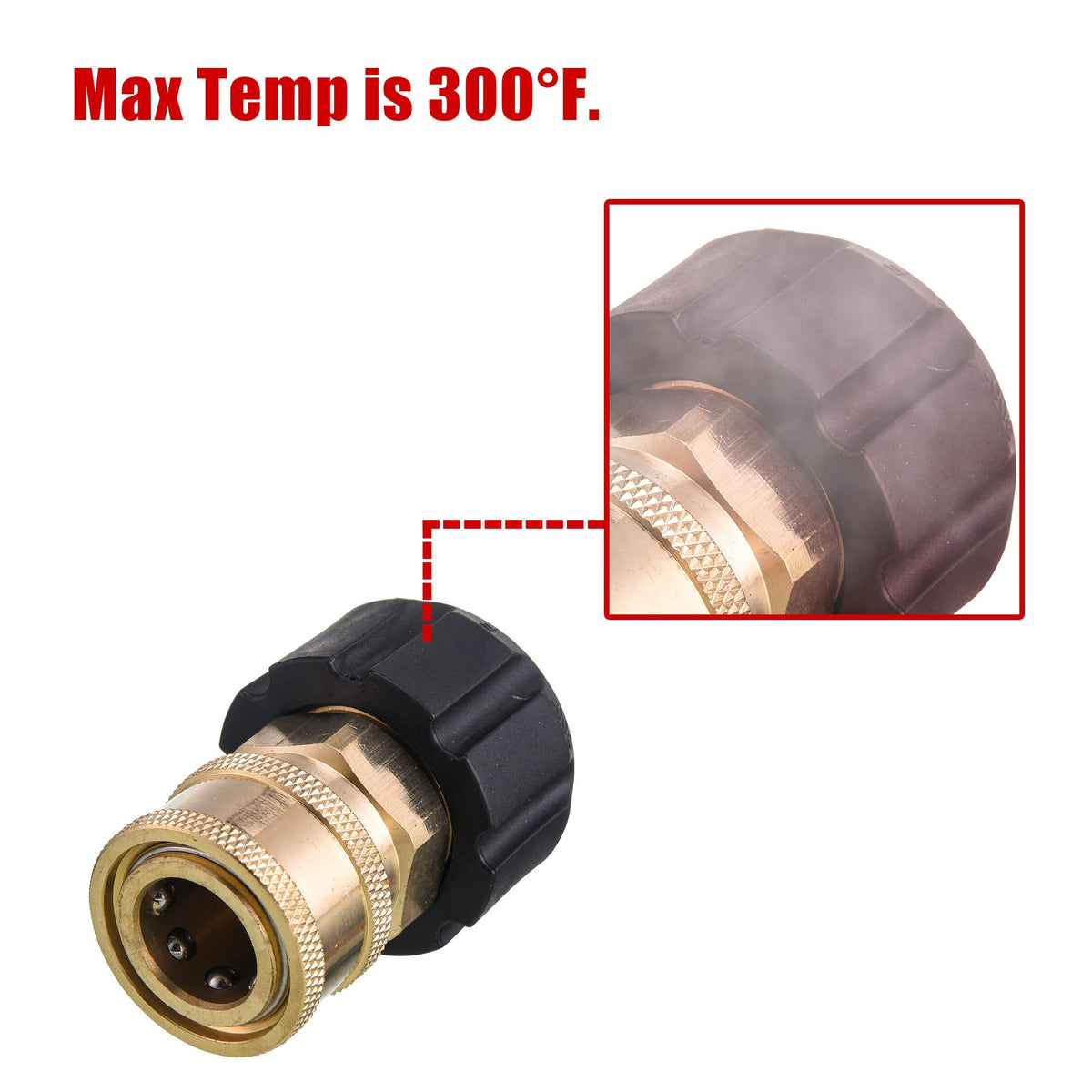 FIXFANS brass and stainless steel adapter highlights durability and longevity