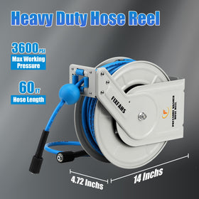 FIXFANS reel automatic rewind saves effort and reduces tangles after use.