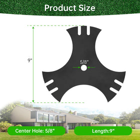 Black powder coated Fixirons edger blades resist rust