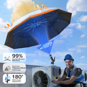 FixOasis 180degree-adjuster enables versatile shade angles during work