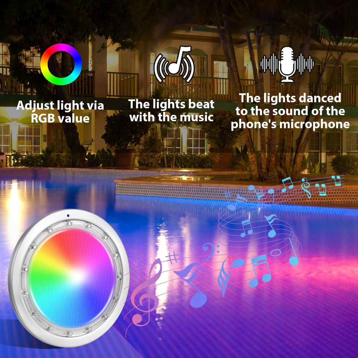FixOasis pool light remote control in use for quick adjustments